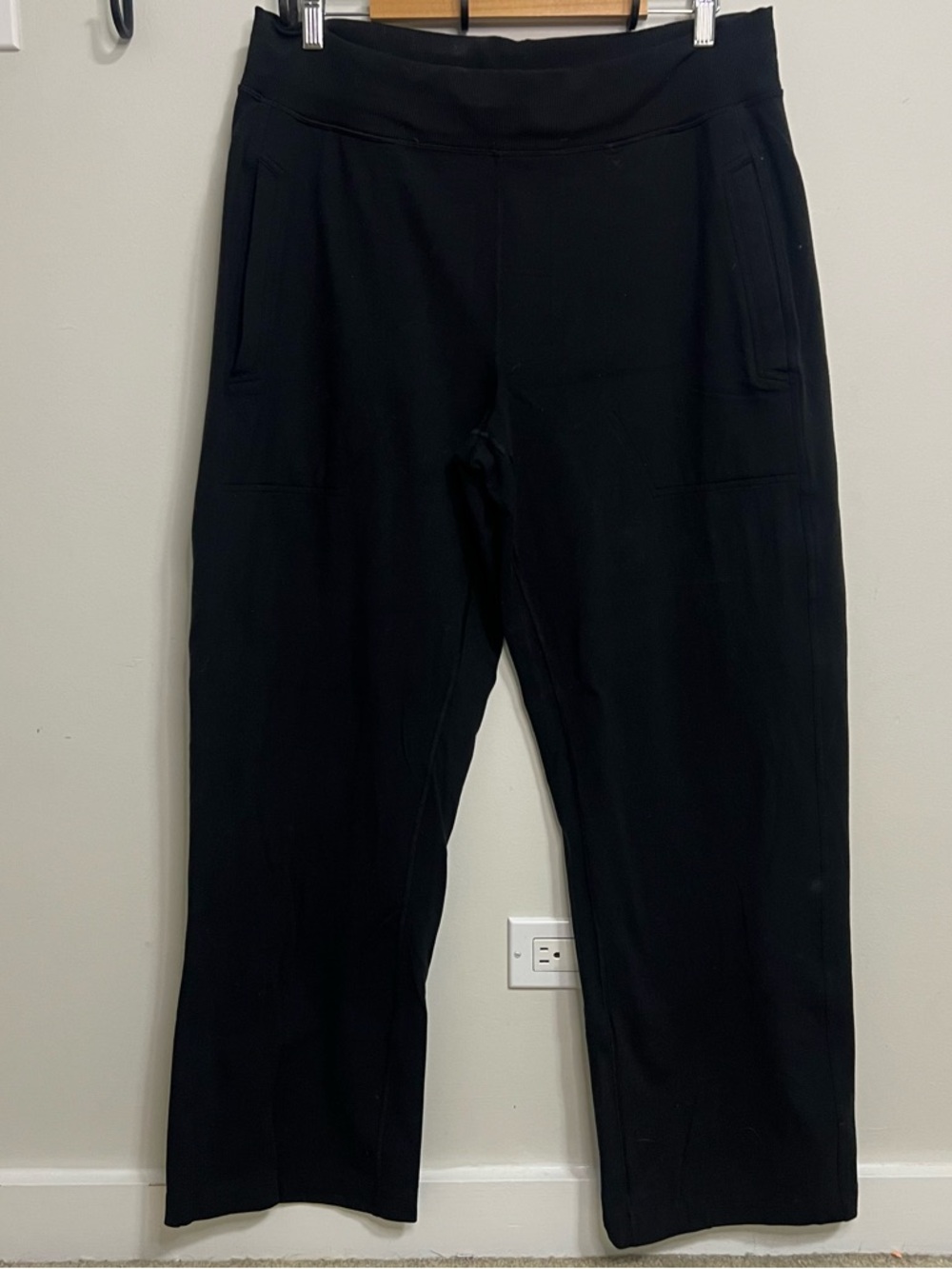 Lululemon Black Men's Casual Stretch Sweatpants Relaxed Fit Workout Gym Sweats